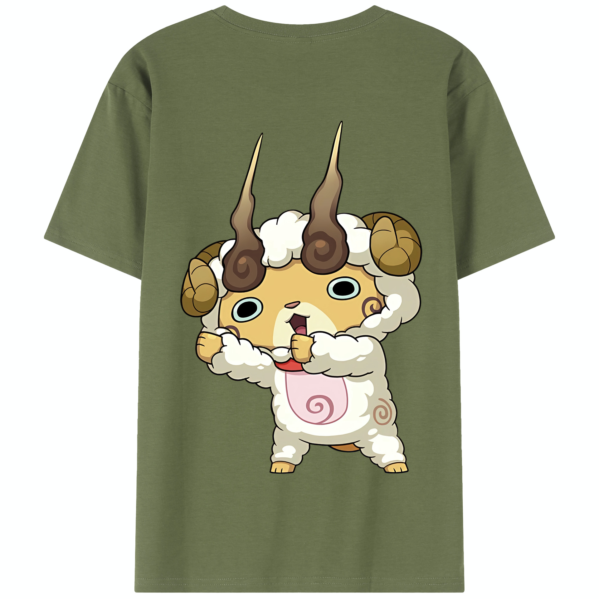 （画像用） 妖怪ウォッチ Yo-kai Watch 綿100％半袖Tシャツ（背面プリント）